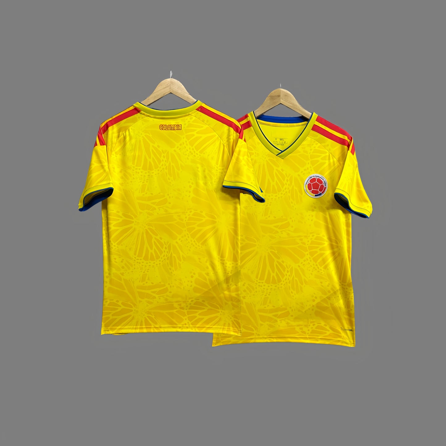 2025 Colombia Home Jersey 10 James Football Jersey