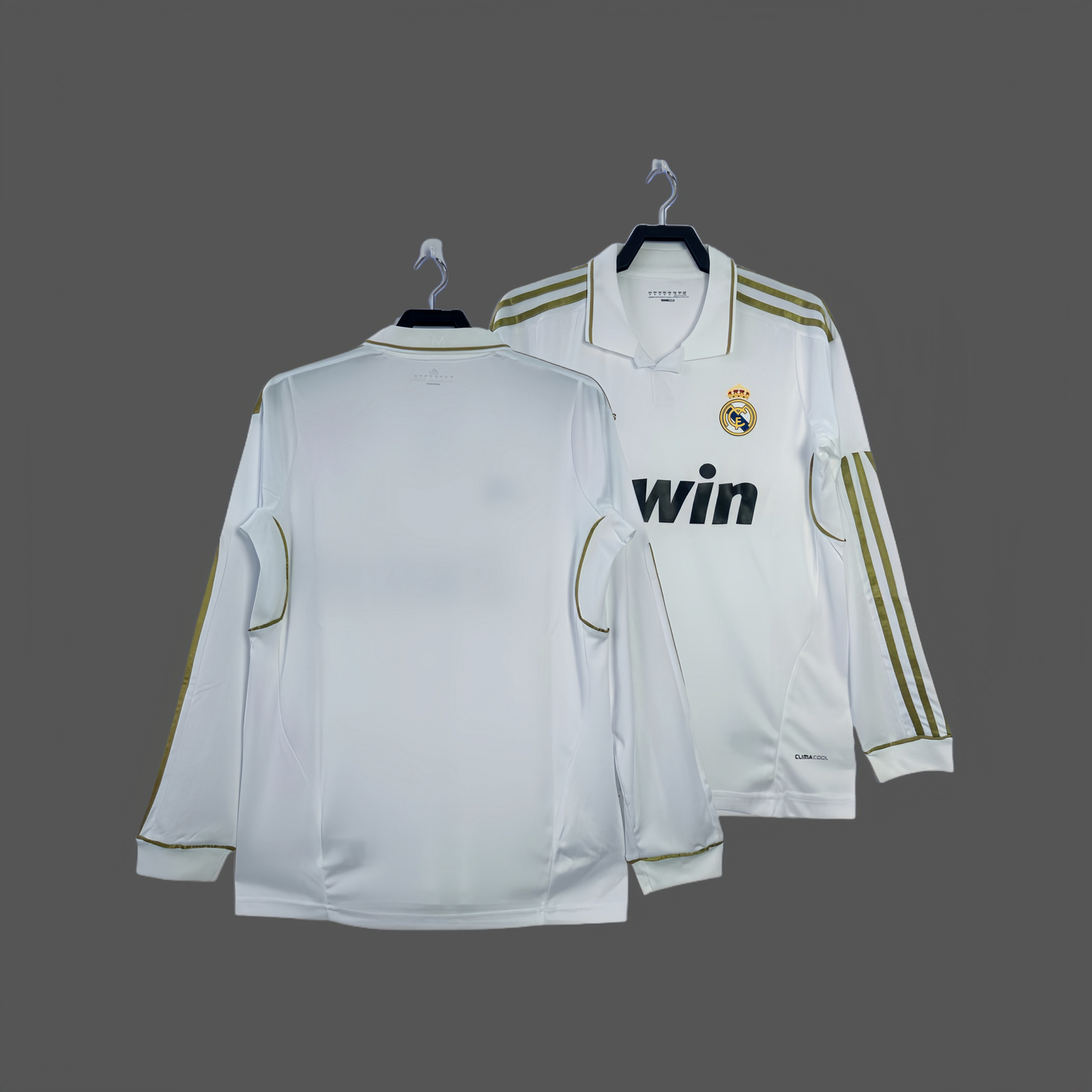 2011 season Real Madrid home long-sleeved classic retro jersey C Ronaldo Ka'ka jersey