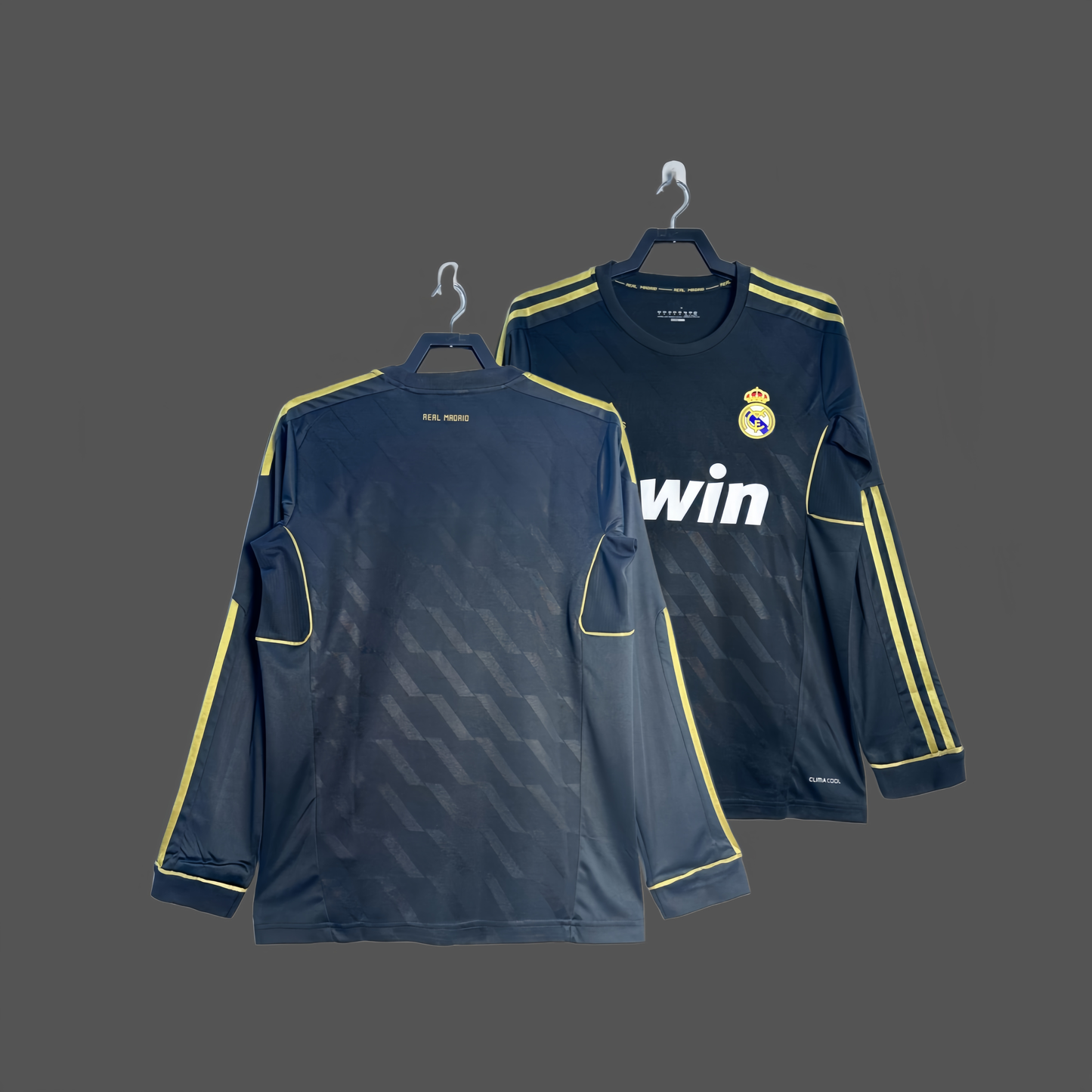 2011 season Real Madrid away long-sleeved classic retro jersey Cristiano Ronaldo Kaka jersey