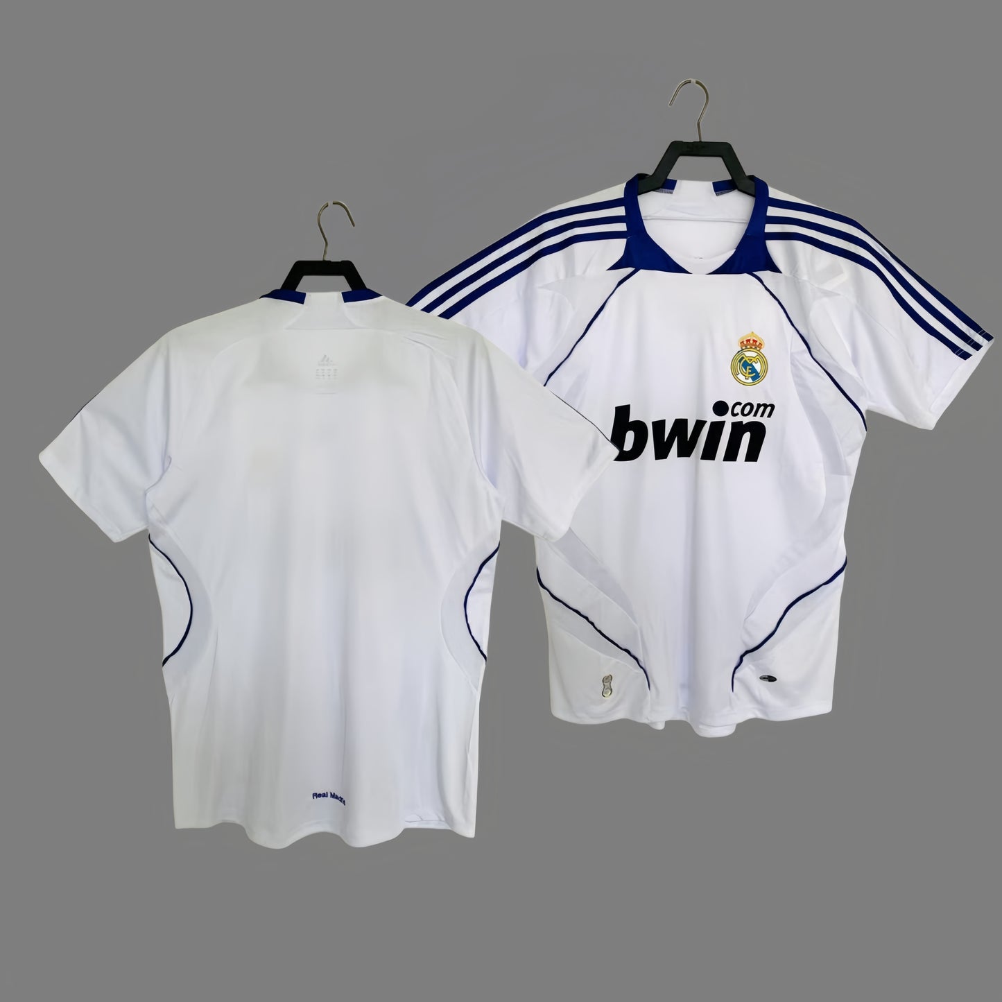 2007 Real Madrid home jersey Beckham classic retro football jersey