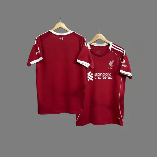 2025 Liverpool home jersey Van Dijk Salah football jersey