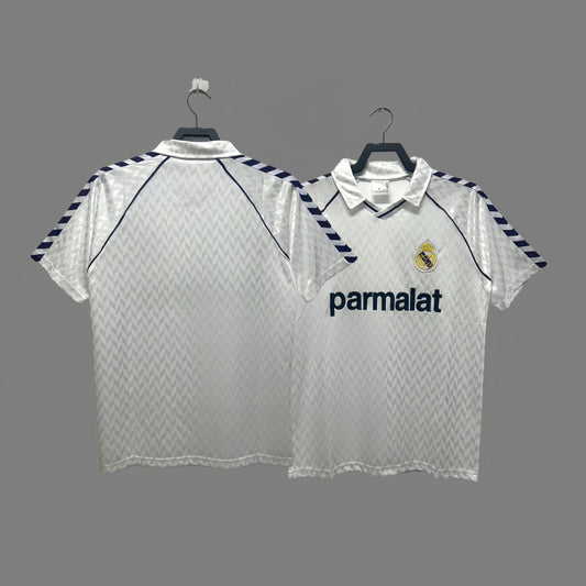 1986 Real Madrid home jersey Raul Redondo classic retro football jersey