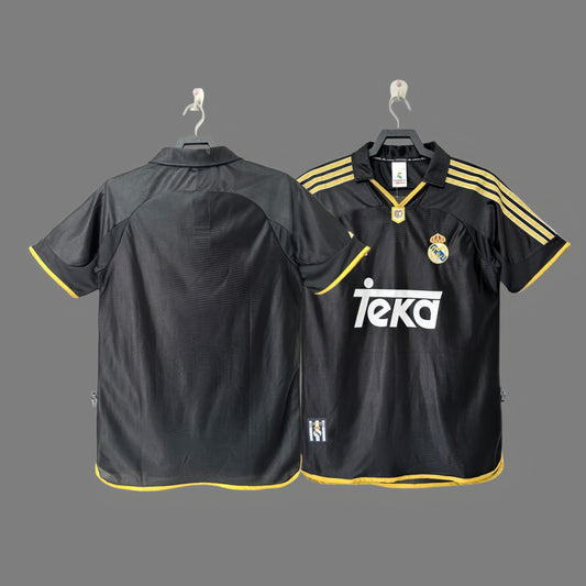 1998-2000 Real Madrid Away Jersey Raul Guti Redondo Classic Retro Football Jersey