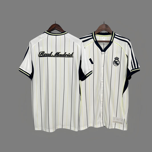 Real Madrid 2025 Baseball Jersey