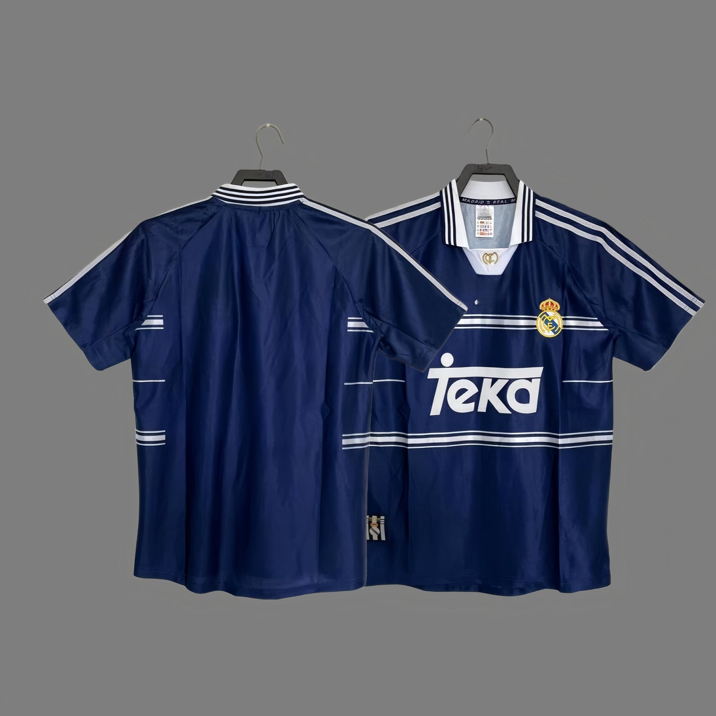 1998 Real Madrid away jersey Raul Guti classic retro football jersey