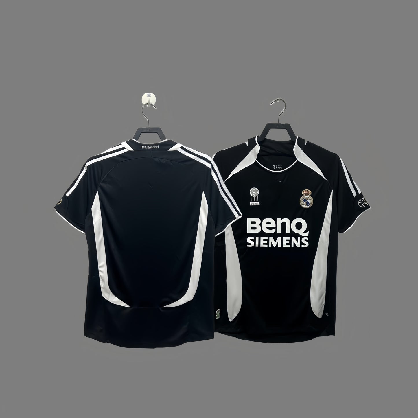 2006 Real Madrid's second away retro classic jersey Raul Ronaldo Beckham football uniform